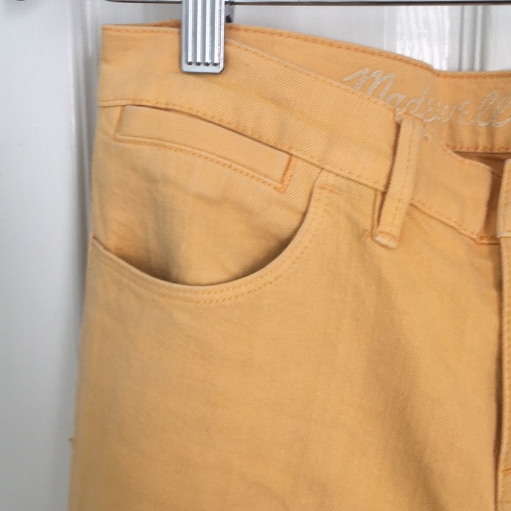Madewell Skinny Skinny Ankle Yellow Gold Jeans 28 - Picture 5 of 12